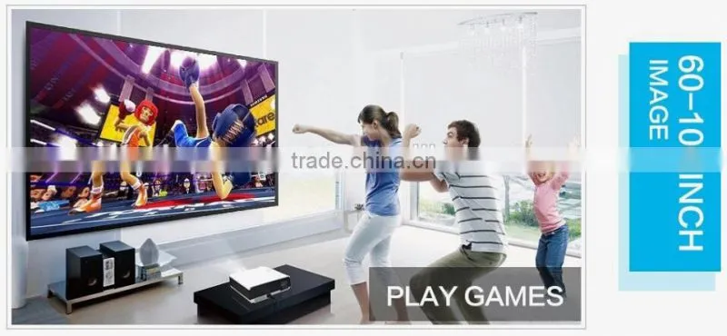 Factory price! Video projector 3D projector with 1800 Lumens for home entertainment