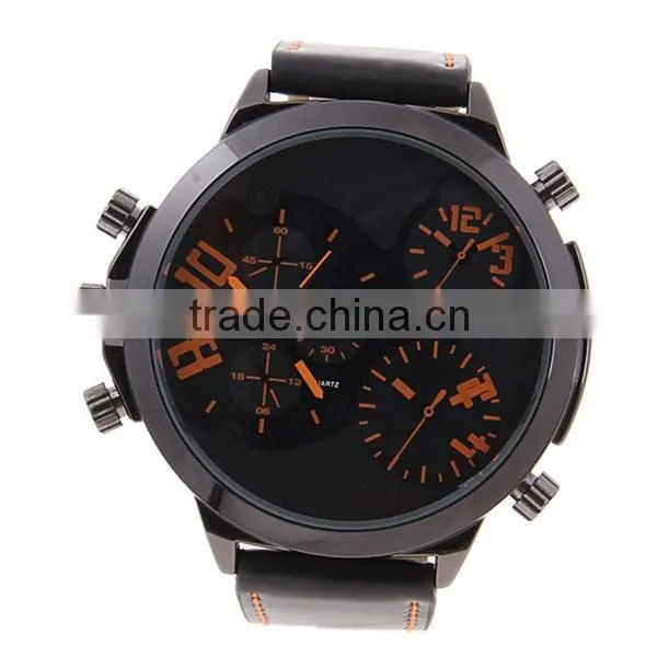 Top Quality Leather Design Personality Sport Watch