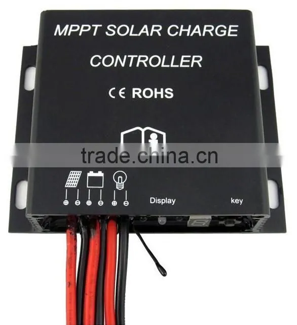 20a mppt solar charge controller air conditioner/generator electrical control panel waterproof IP68 12V 24V