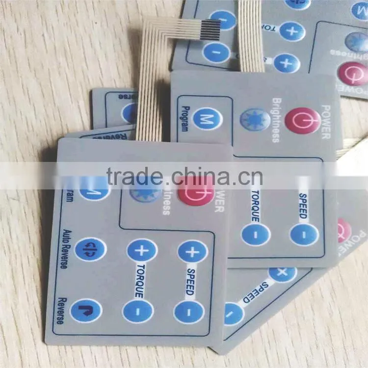 Membrane Switch for Beckhoff and Membrane keyboard for Beckhoff and power tool switch