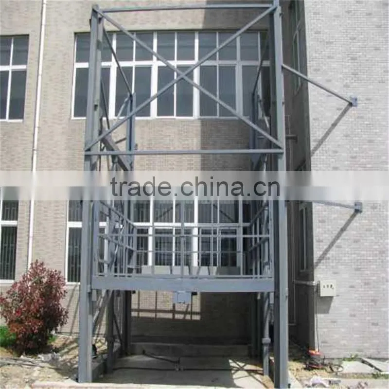 HIGH transport construction material telescopic ladder /Guide hydraulic lifting platform