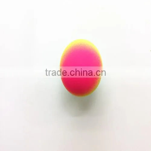Promotional Toy Style and Rubber Material smile hard rubber foam ball