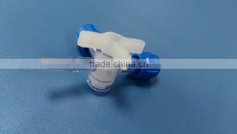 Medical with male lock adapter plastic three-way stopcock