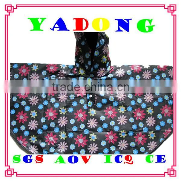 kids full printed rain poncho/custom printed rain ponchos