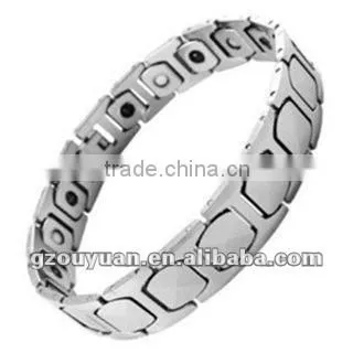 Western style high quality polished beautiful tungsten bracelet