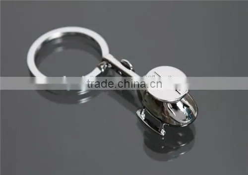 Personalized cheap custom silver keychain in bulk