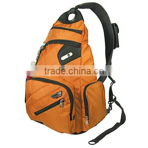 trendy quilted triangle backpack with handle