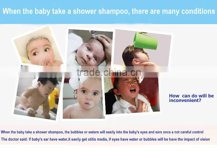 Funny EVA shampoo caps for baby safty
