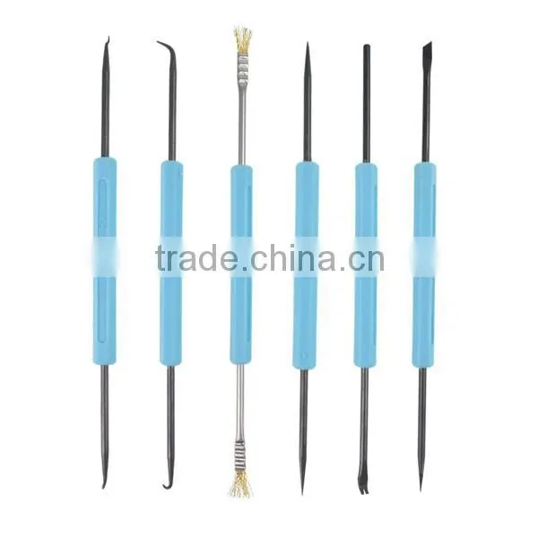 6 pcs Double-sided Blue Pack of Soldering Aid Tool