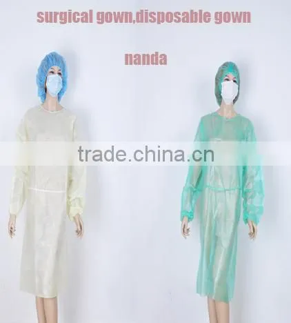 disposable nonwoven surgery gown