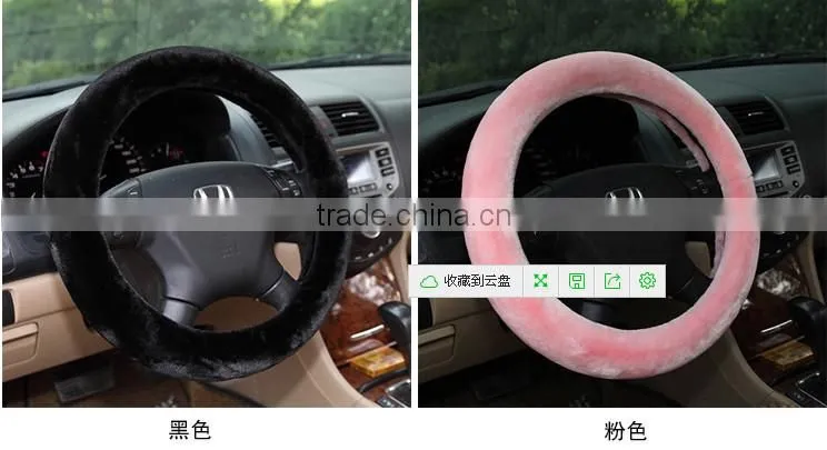 Hot sell !! ZHIXIA Brand High quality PU leather car steering wheel covers made in China