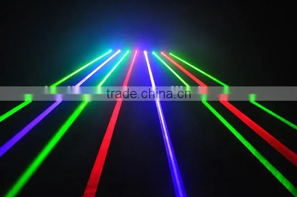 8 lens RGB DMX laser light show dj equipment