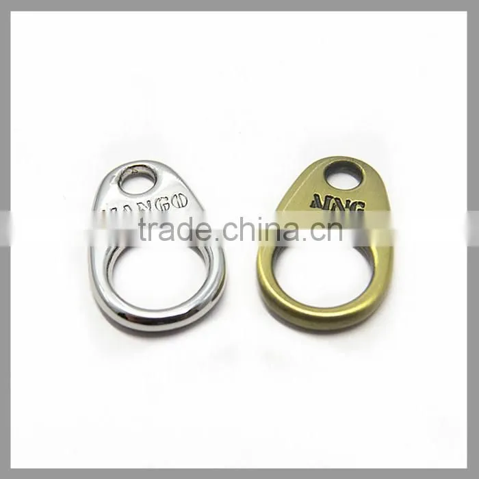 Wholesale Custom Logo Metal Zipper Pull