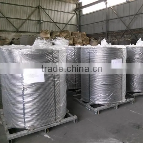 ferro base alloy Wires / CaFe alloy core wire for steelmaking