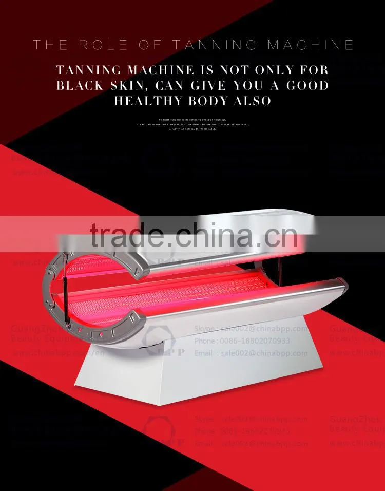 Free shipping body healthy solarium bed