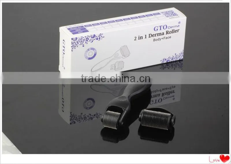Derma Roller 0.5mm + 1.0mm FULL FACE AND BODY KIT 2 in 1 Derma Roller
