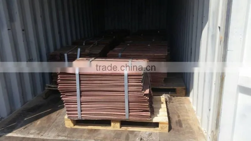 Special high purity copper cathode plating of non-ferrous metals