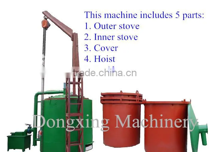 carbonization kiln hot sale in Indonesia Manufactured by Dongxing in China