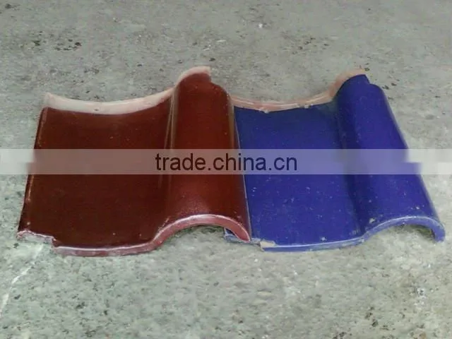 Spanish style roof tiles clay