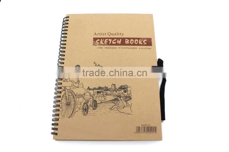 high quality handcover sketch books /sketch drawing pad /sketch pad
