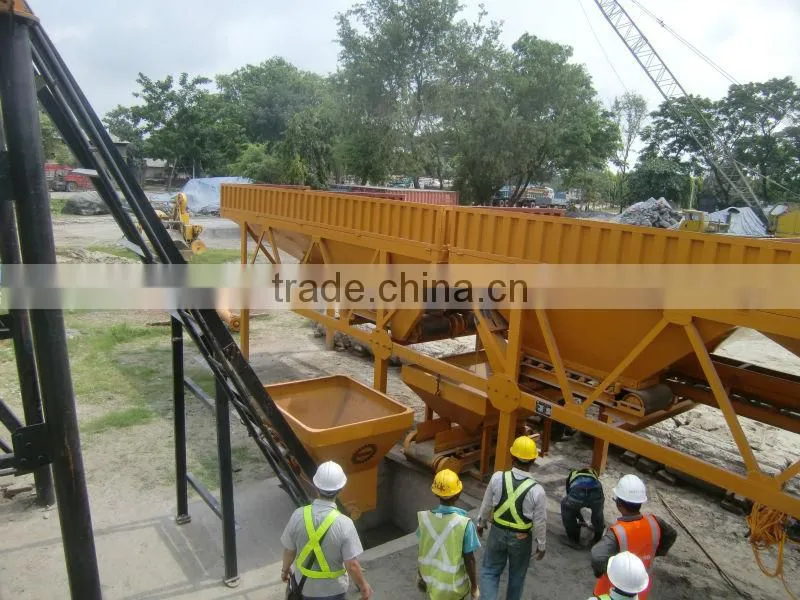 Best selling aggregate batching station with automatic control system