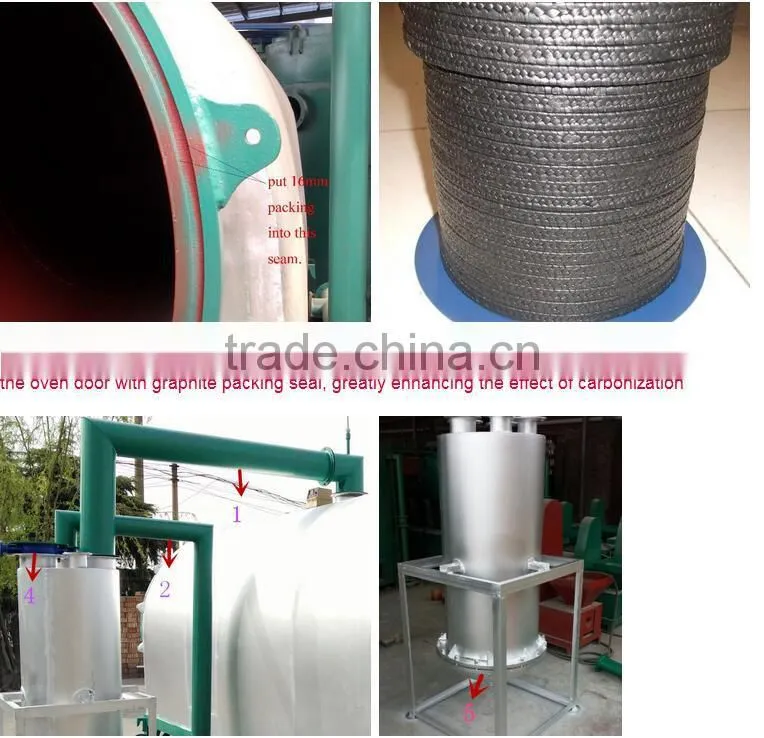 Coconut branch carbonizaion kiln