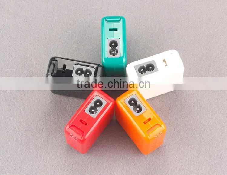 Qc 2.0 dual USB plug fast charging travel charger adapter