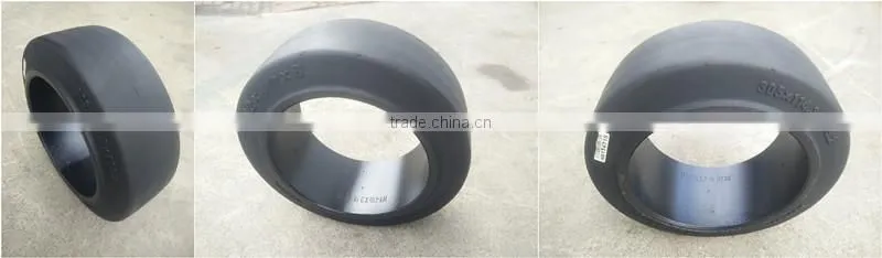 Gnie Scissor lift platform wheel 18x7x12.125 18x7x12 1/8 solid tire with rims wheel