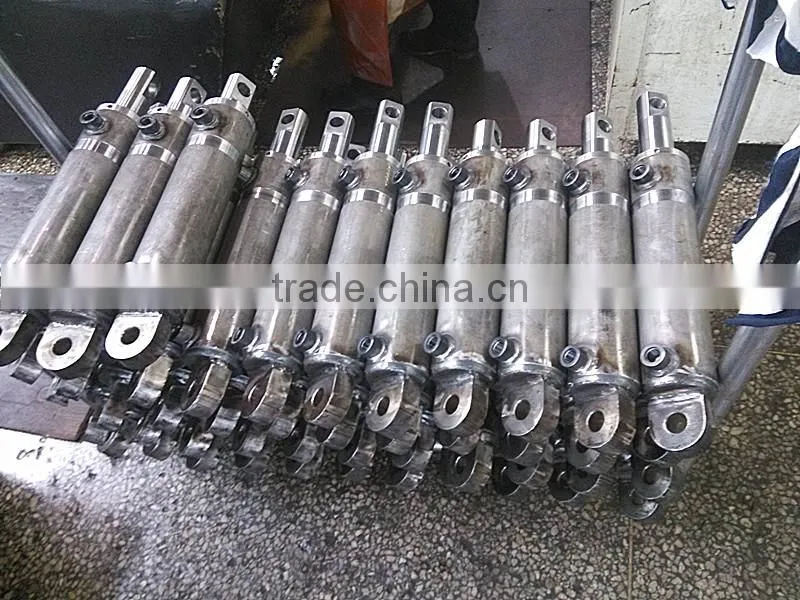 bore 4 inch rod 2inch stroke 40inch double acting small portable hydraulic cylinders for tow tractor trailer manufacturer