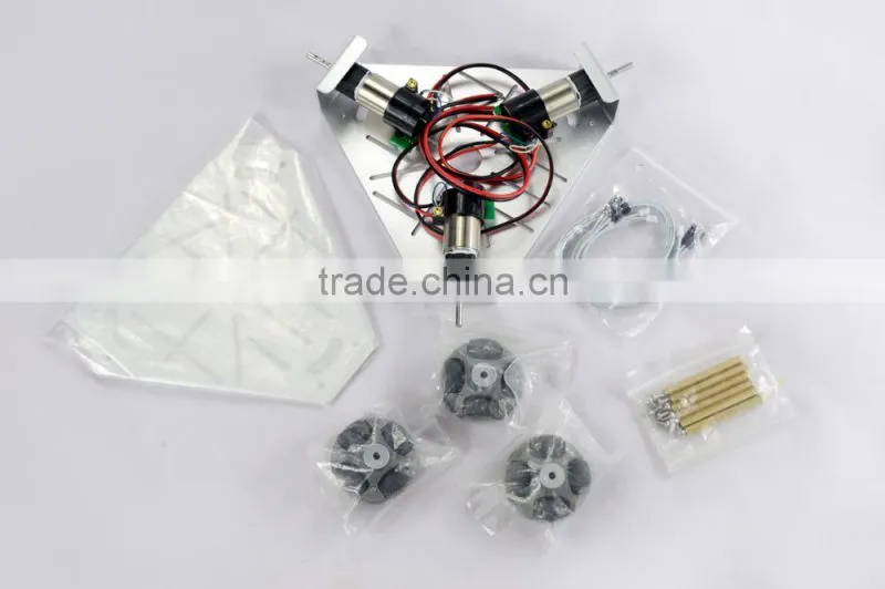 3WD 48mm Omni Wheel Robot Platform Chassis 15001S
