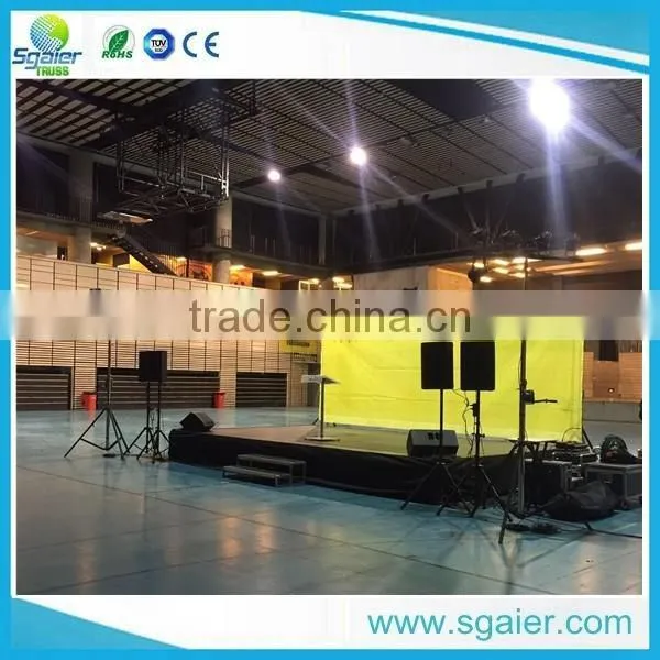 2017 New size portable stage with steps stairs from Sgaier