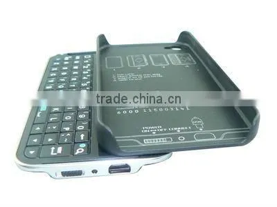 Universal Ultra-thin Slide-out Mini Bluetooth Wireless Keyboard for iPhone 4/4s with Hard Shell Case