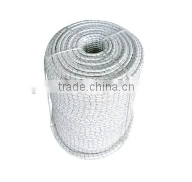 High strength double braied nylon pulling rope,polyethylene rope