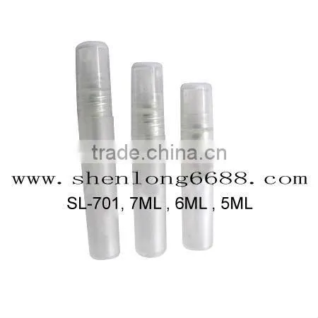 Plastic perfume bottles cosmetic atomizer
