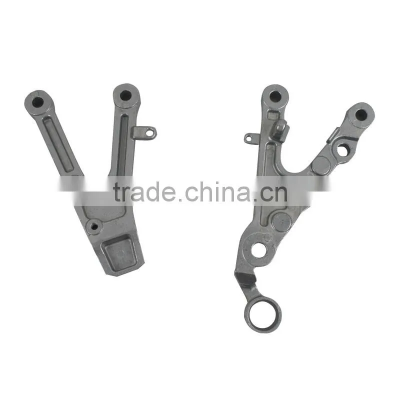 For Yamaha YZF R6 2006-2011 Silver Front Passenger Foot Pegs Footrest Brackets