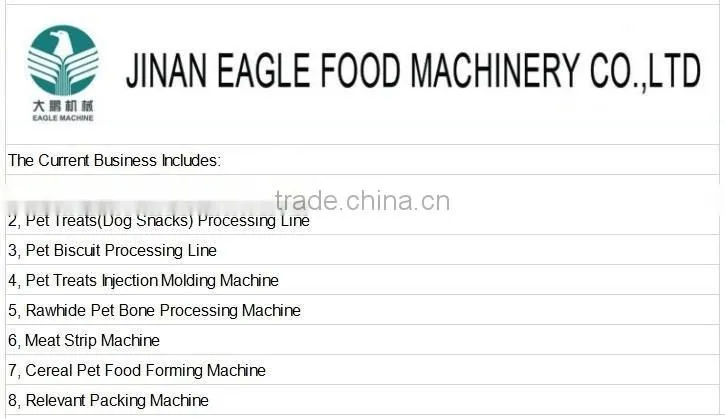 Automatic dog food processing line