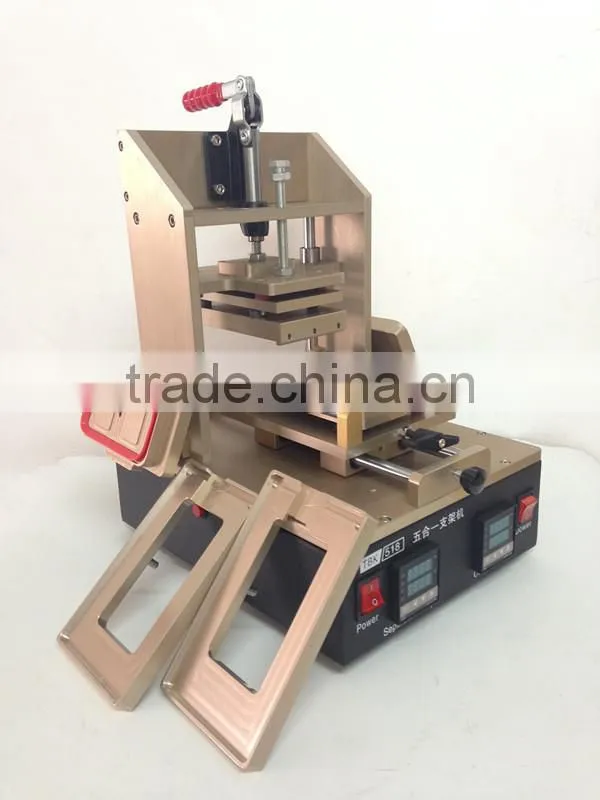 5 in1 multifunction Middle frame separator installer machine,LCD extraction machine, remove loca glue machine for samsung iphone