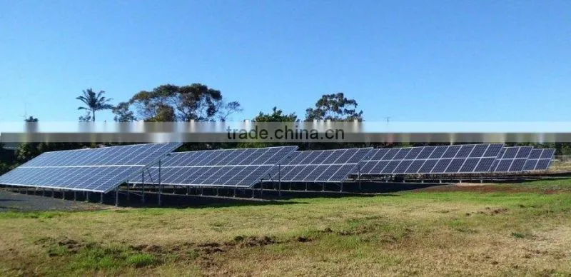 steel frame ground solar panel mounting bracket