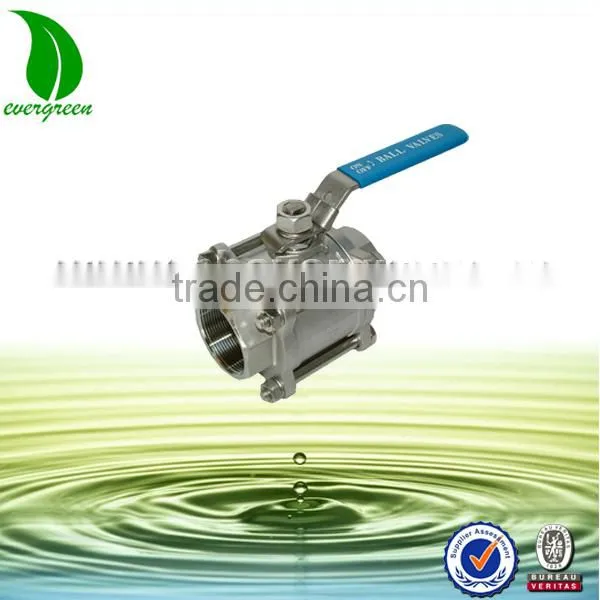 3PC Stainless Steel Flanged Ball Valve