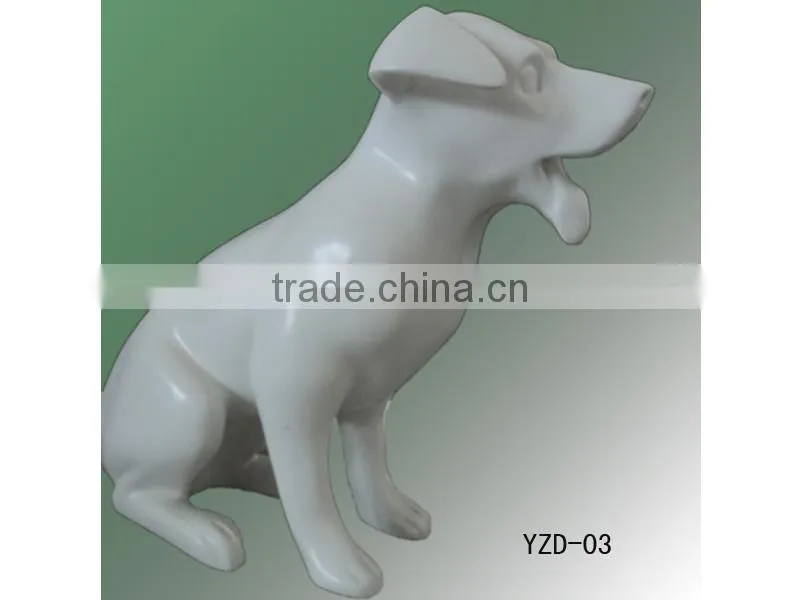 animal mannequin,dog mannequin,fiberglass dog mannequin for sale