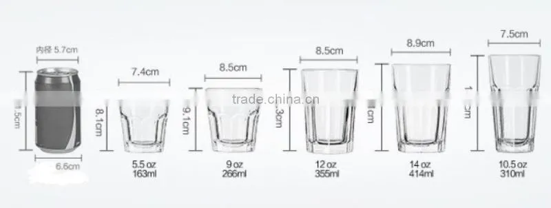 Octagonal Drinking Glass