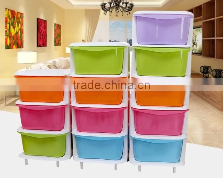 3 DRAWER WIDE CART AQUA BLUE TINT STORAGE ORGANIZER NEW