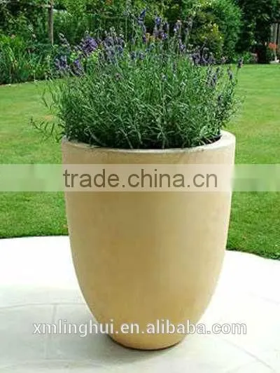 Outdoor Fiberglass Flower Pot
