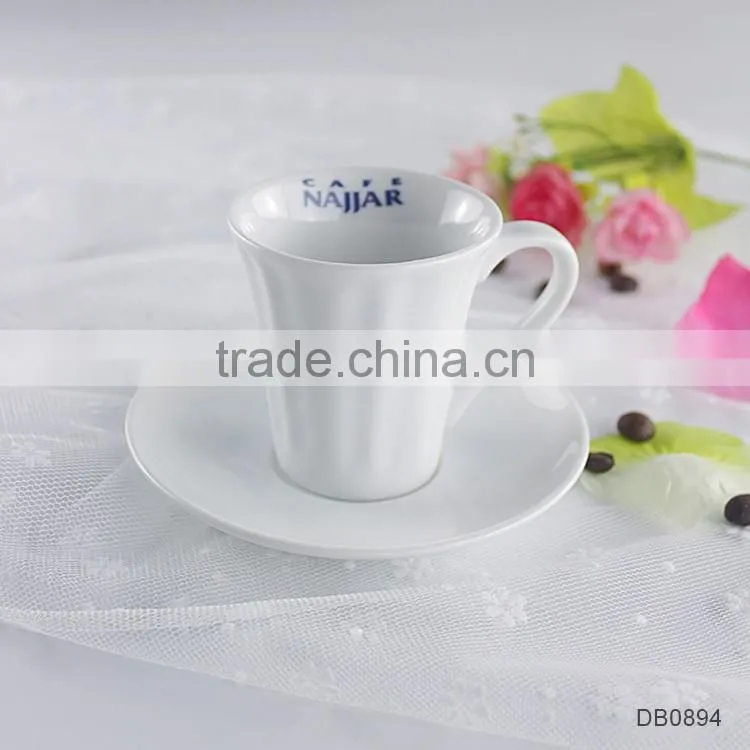 Factory direct wholesale customized white crockery coffee cup