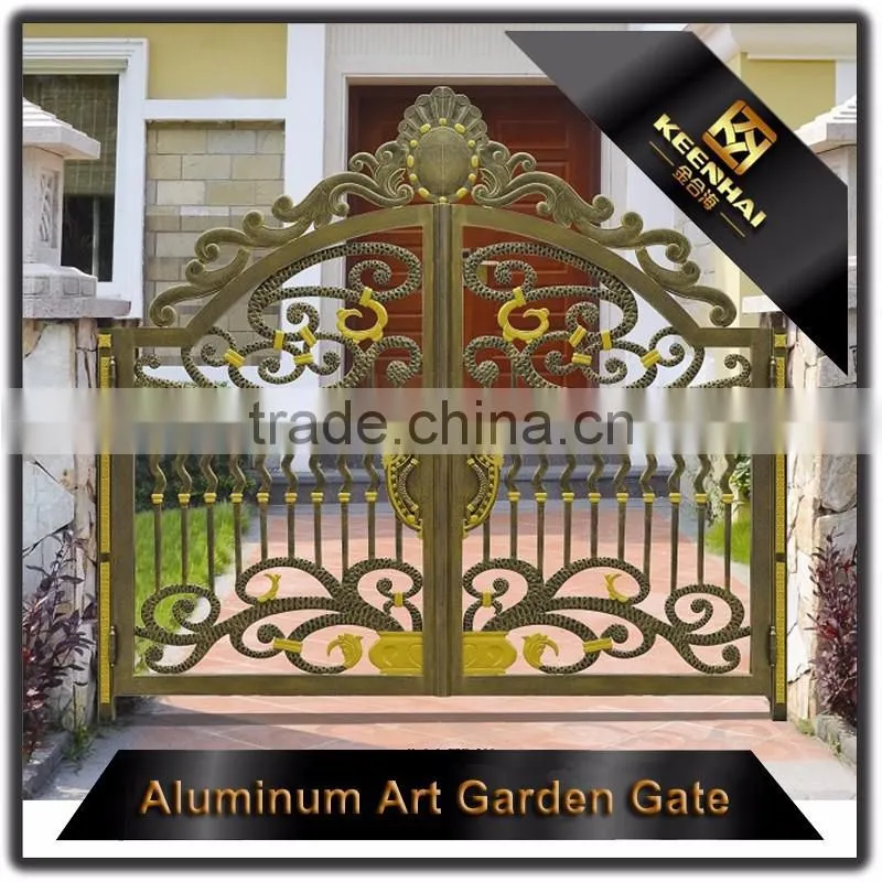 Home&Garden Decoration Powder Coated Aluminum Door for Villa Garden