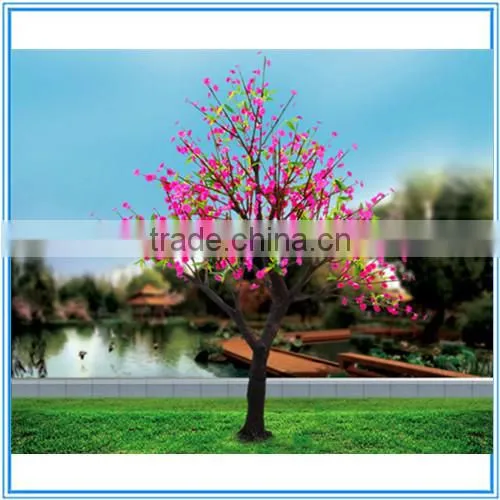 Artificial led peach blossom trees,artificial trees