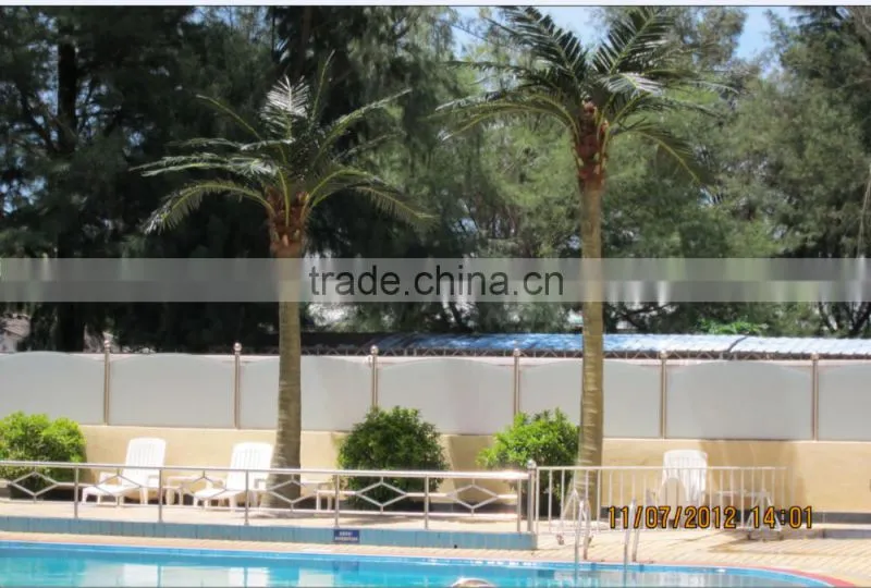 artificial coconut palm tree fiberglass tree sale fake tree outdoor decoration