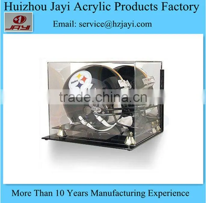 Baseball bat display case Wall Mount full size acrylic memorabilia collectible showcase with black acrylic base