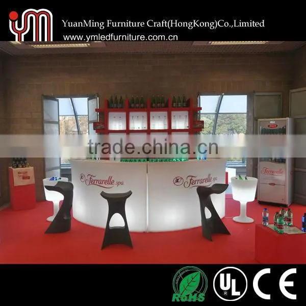 Remote Control RGB Led Plastic Bar Counter