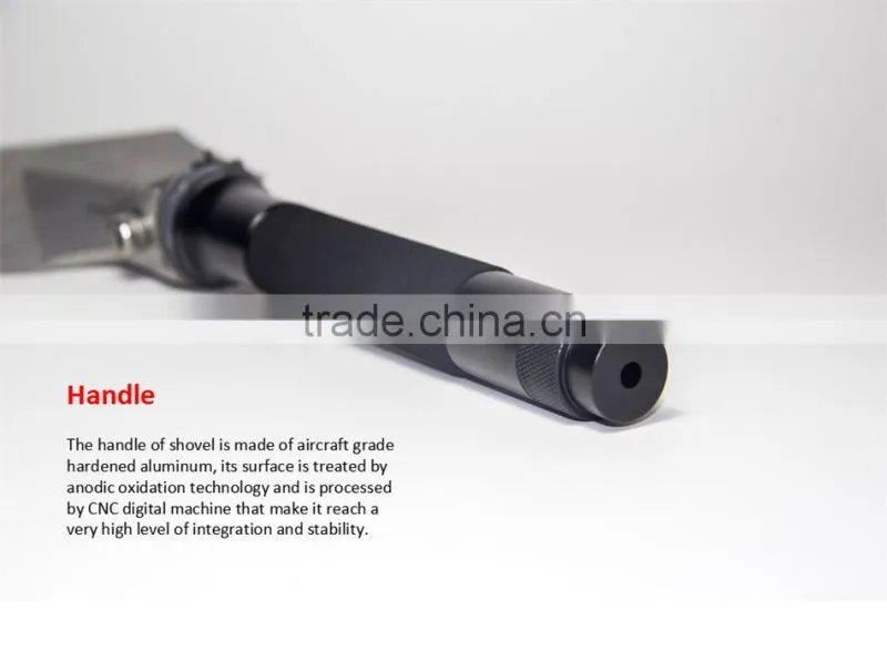 2016 10-in-1 Outdoor Emergency Shovel with Knife Hoe Hammer Fire Flint